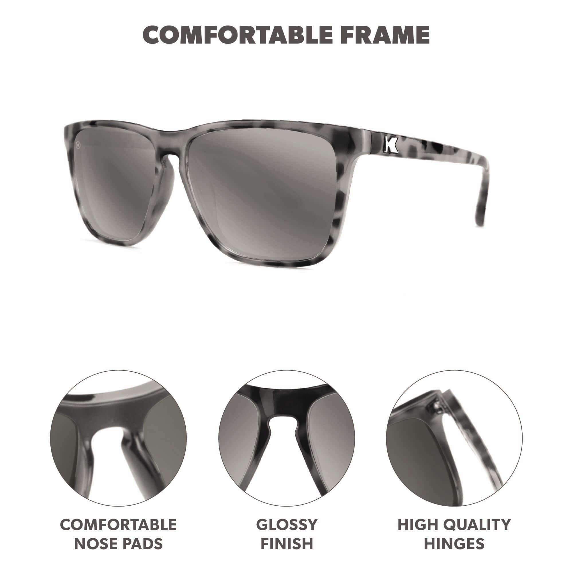 Granite Tortoise Shell / Silver Smoke Fast Lanes